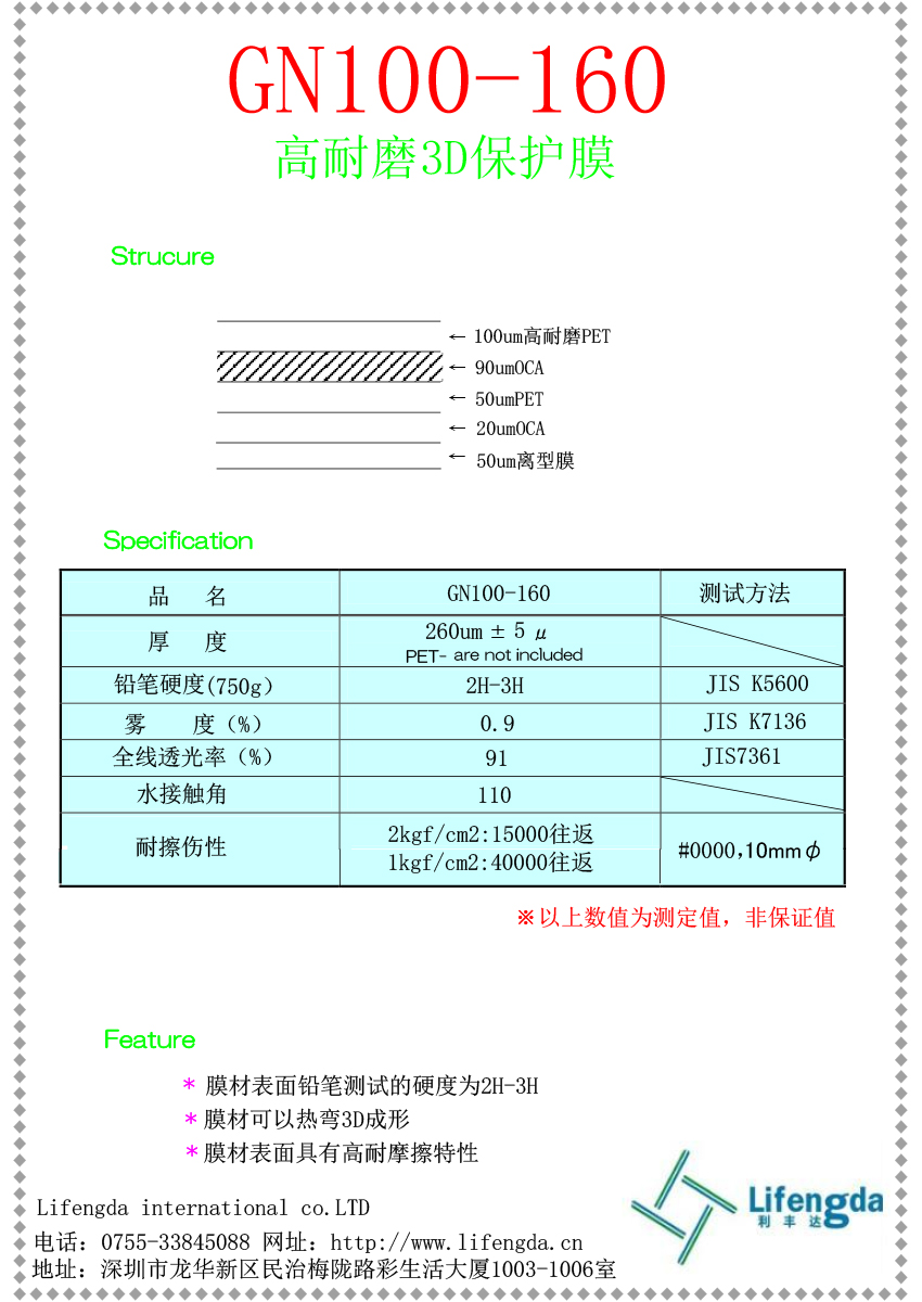 高耐磨膜