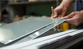 Glass film production in Guangzhou factory